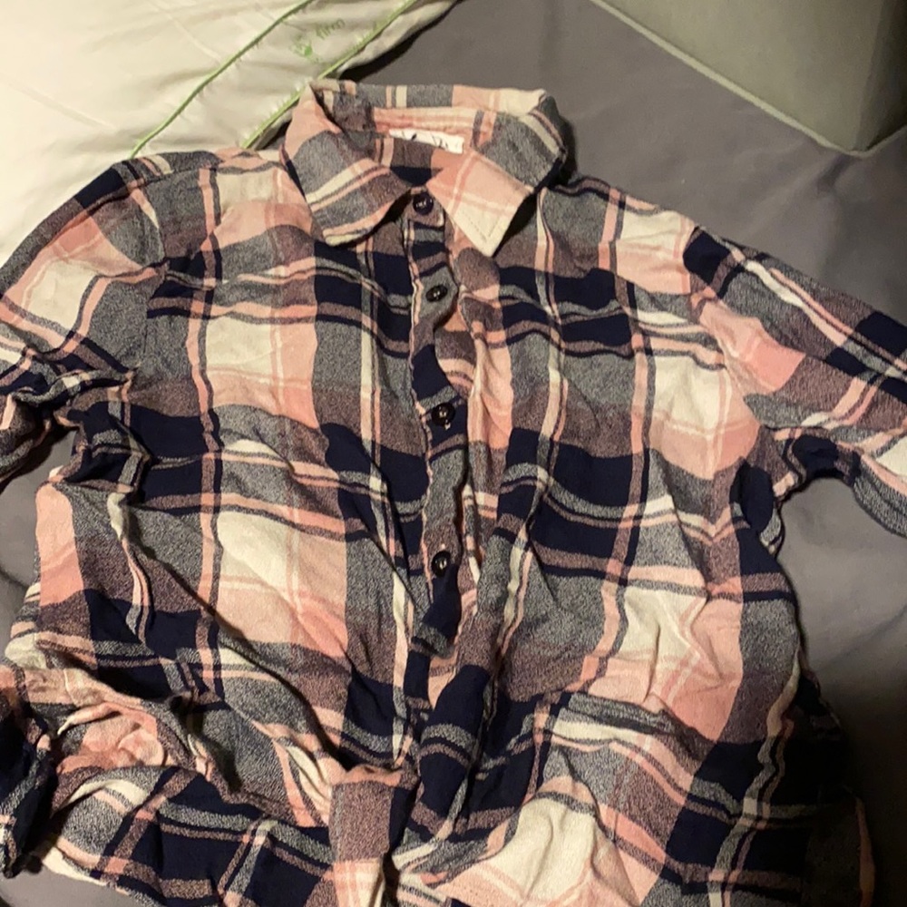 Long sleeve flannel button down